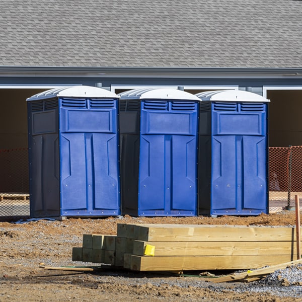 do you offer hand sanitizer dispensers inside the porta potties in Hays NC